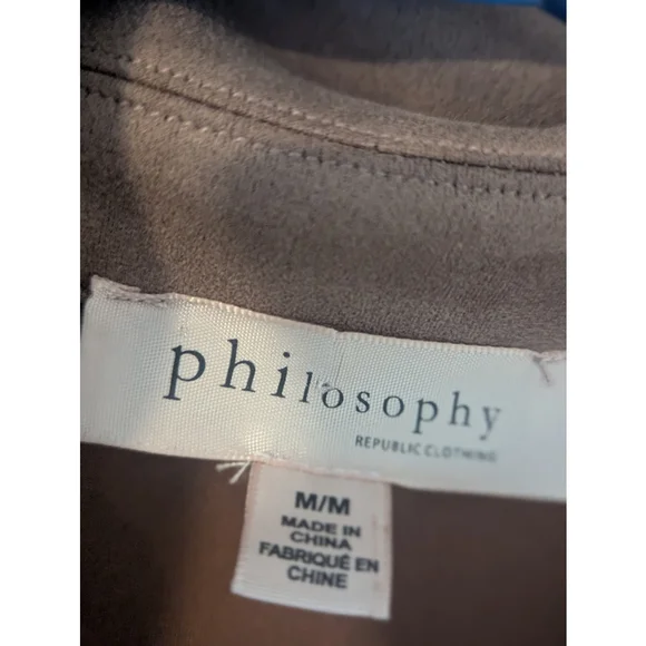 Women's Philosophy Republic Clothing Jacket Size M Brown - Picture 6 of 8